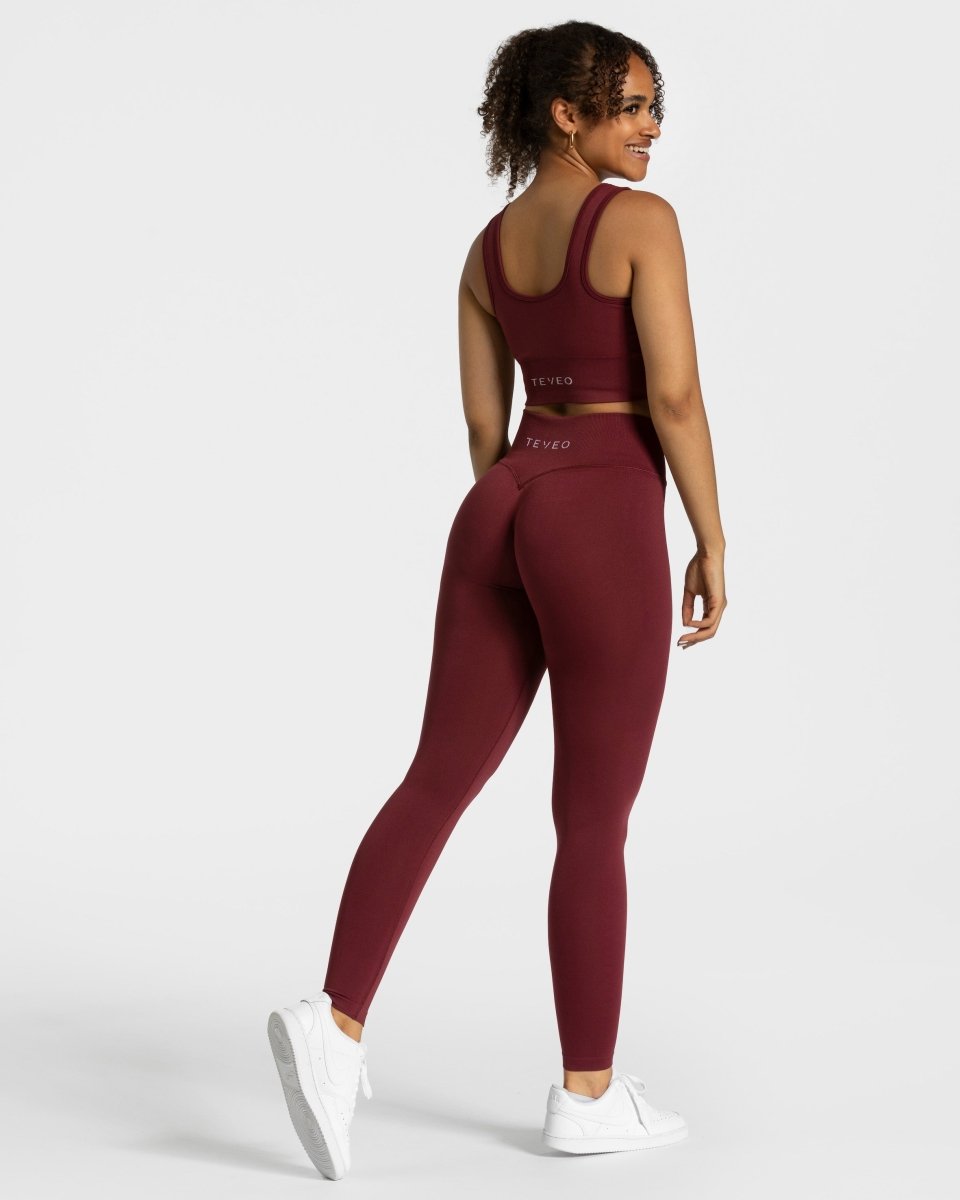 Sensation Leggings "Weinrot"